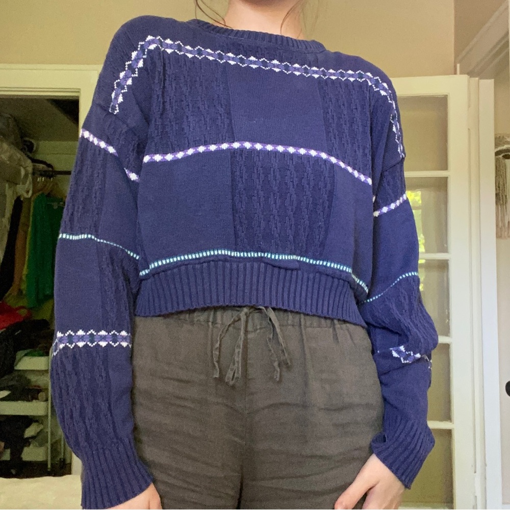 Urban Outfitters Urban Renewal Cropped Sweater